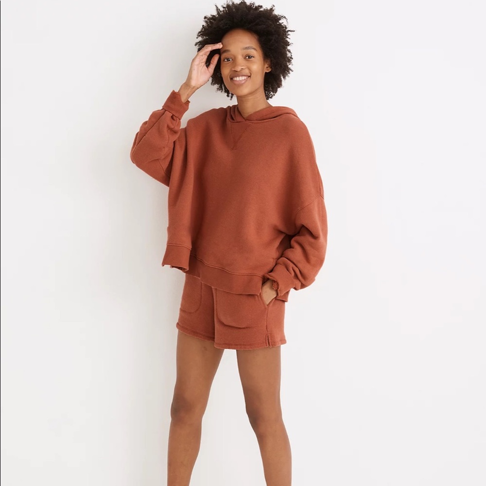 Madewell Airy Terry Hooded Sweatshirt